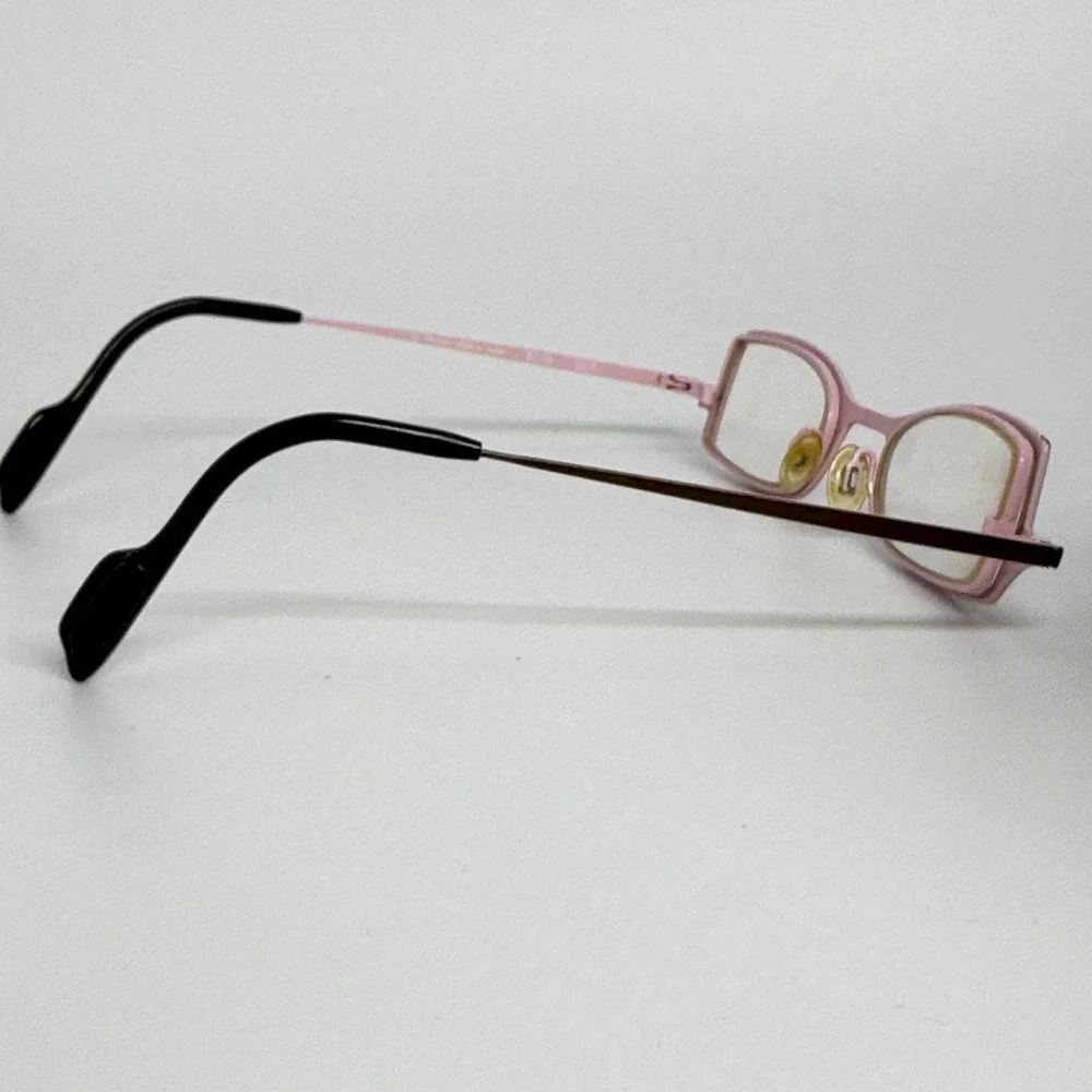 Anne et Valentin B119 Tilt Titanium Eyeglasses Frames Made in Japan‎ Pink 21446